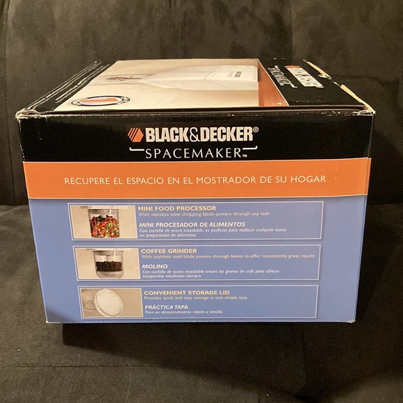 Black & Decker Spacemaker Under The Cabinet Mini Food Processor & Coffee Grinder - Picture 4 of 6